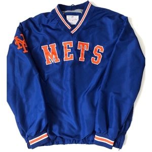 MLB NY Mets Pull Over Windbreaker